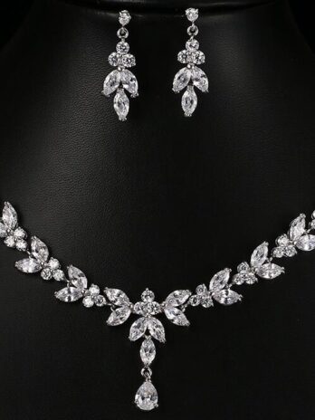 Zircon Simple Bridal Set